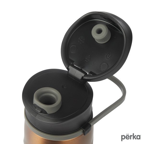 Perka® Tristan Single Wall Stainless Steel Sport Bottle, 34oz.