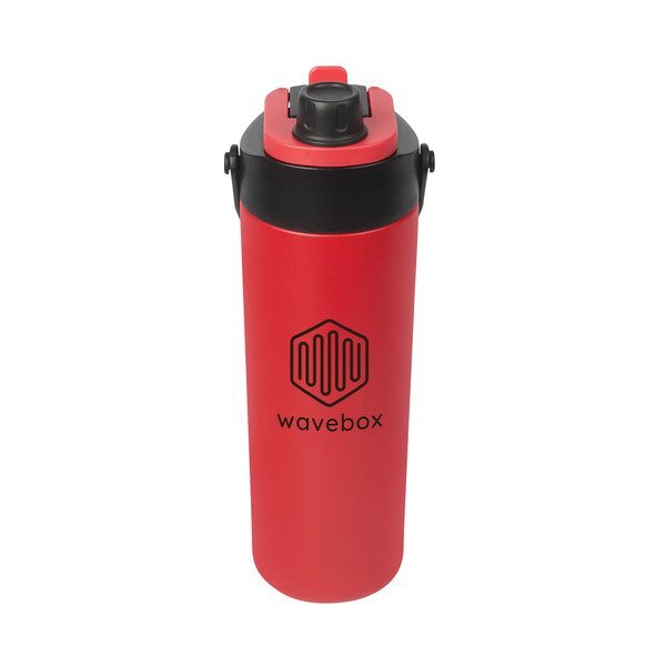 Calverton Double Wall Recycled Stainless Steel Water Bottle, 22oz.