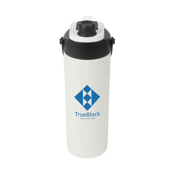 Calverton Double Wall Recycled Stainless Steel Water Bottle, 22oz.