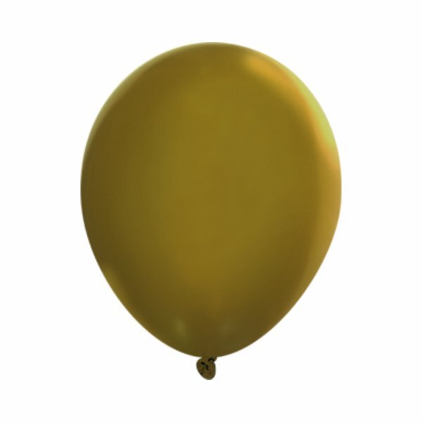 Metallic Latex Balloon, 9"