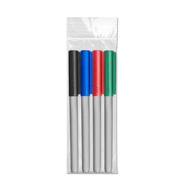 Fine Tip 4 Pack Permanent Marker