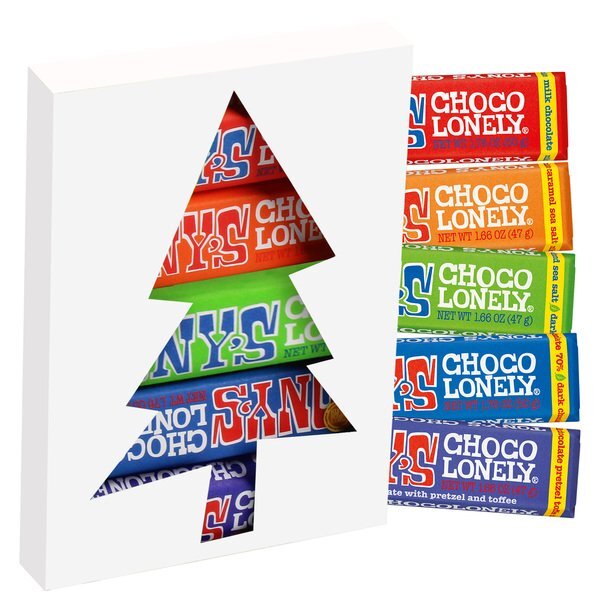 Tony's Chocolonely® Rainbow Taste Pack in Tree Window Box