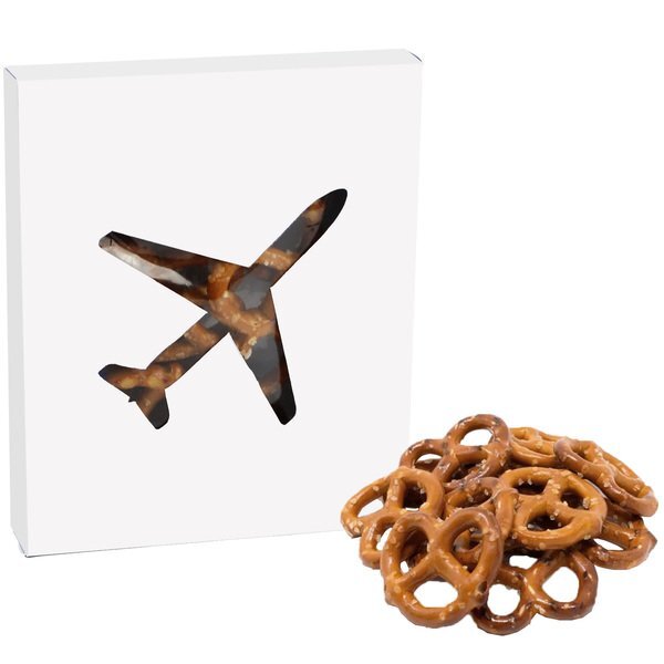 Salted Pretzel in Plane Window Box
