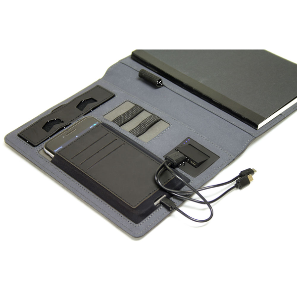 Edison RPET Wireless Power Bank Folio