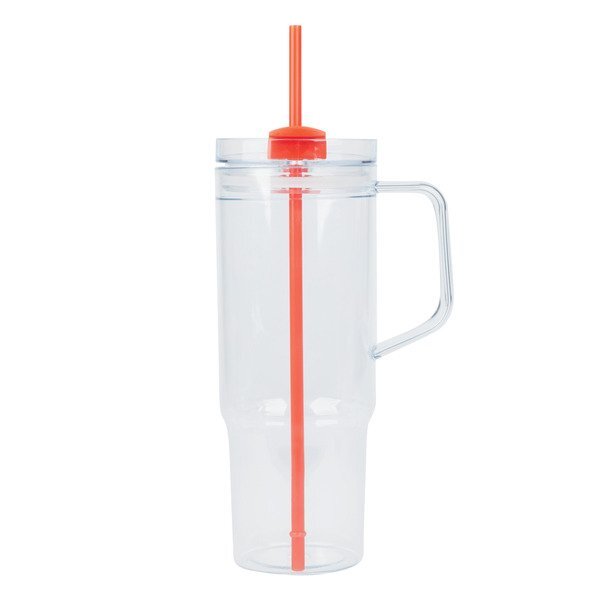 Oliver Clear AS Travel Mug w/ Straw, 40oz.