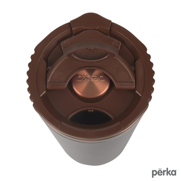 Perka® Barbarossa Recycled Steel & Coffee Grounds Tumbler, 24oz.