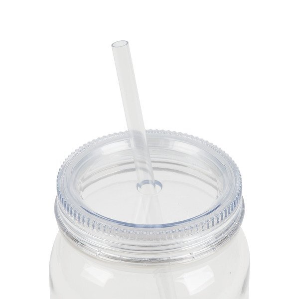 Bootlegger rPET Mason Jar Tumbler w/ Straw, 27oz.