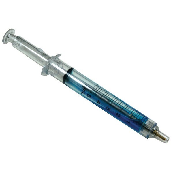 Ballpoint Clicker Syringe Pen