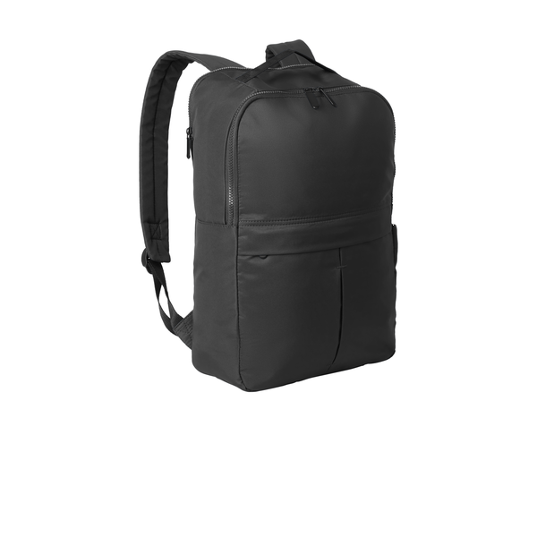 Port Authority® Matte Polyester Laptop Backpack