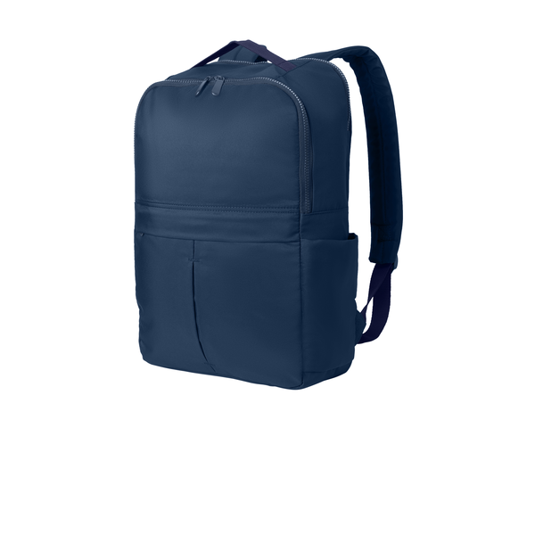 Port Authority® Matte Polyester Laptop Backpack