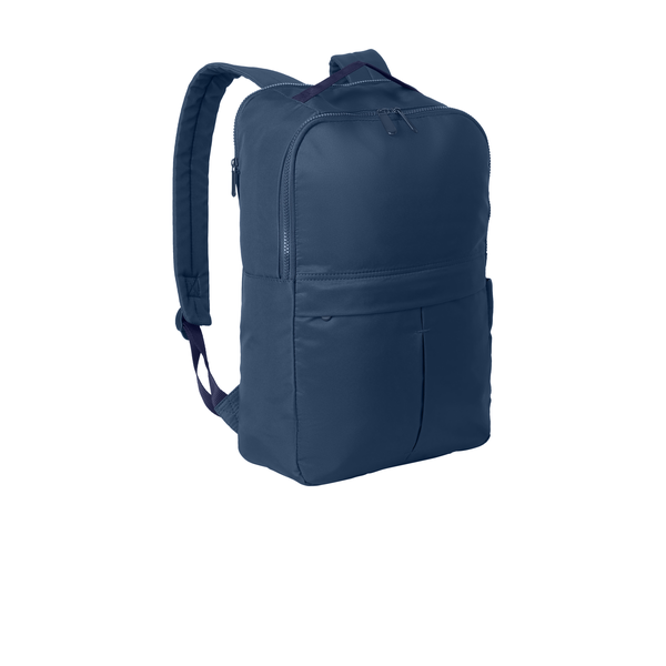 Port Authority® Matte Polyester Laptop Backpack