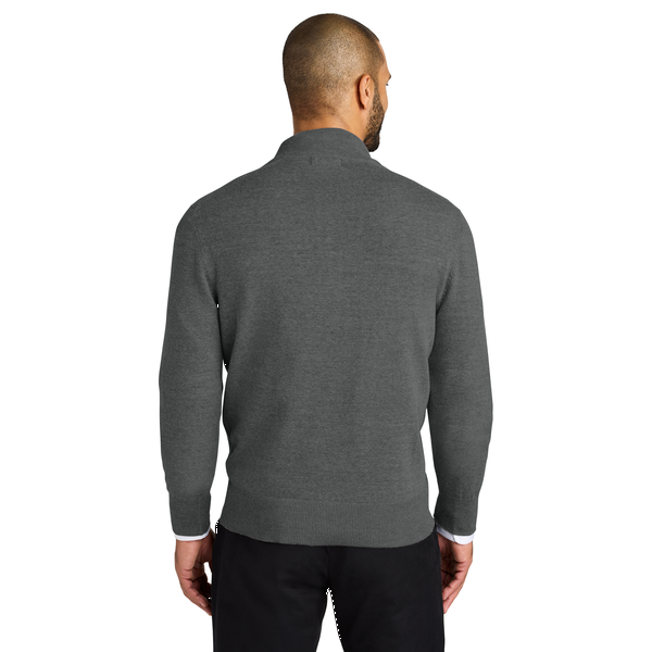 Port Authority® Easy Care Tri-Blend 1/4-Zip Men's Sweater
