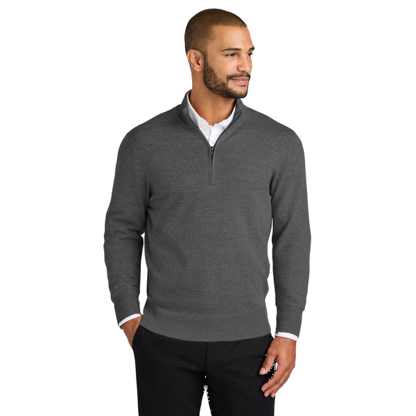 Port Authority® Easy Care Tri-Blend 1/4-Zip Men's Sweater