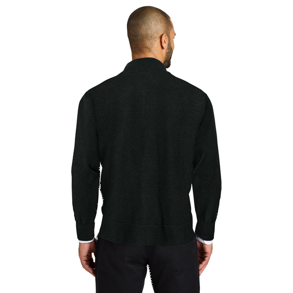 Port Authority® Easy Care Tri-Blend 1/4-Zip Men's Sweater