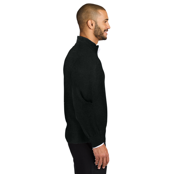 Port Authority® Easy Care Tri-Blend 1/4-Zip Men's Sweater