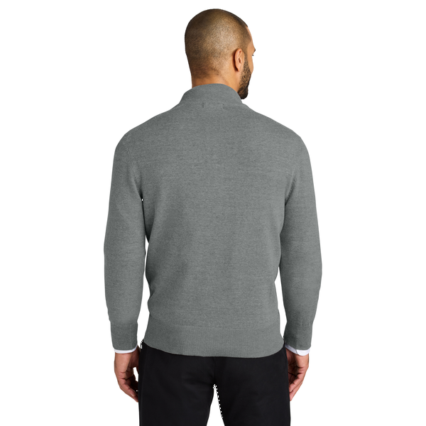 Port Authority® Easy Care Tri-Blend 1/4-Zip Men's Sweater