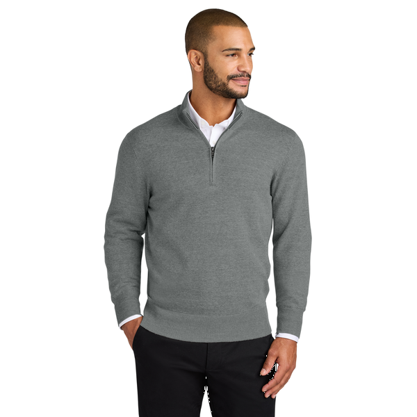 Port Authority® Easy Care Tri-Blend 1/4-Zip Men's Sweater