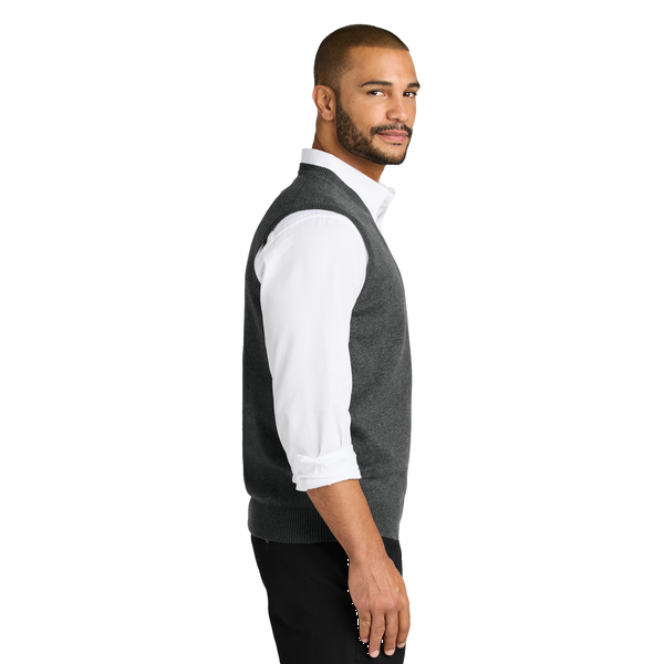 Port Authority® Easy Care Tri-Blend Men's Sweater Vest