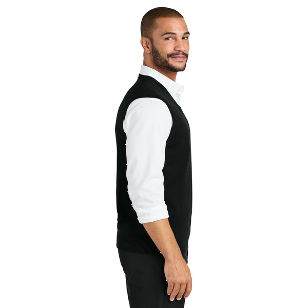 Port Authority® Easy Care Tri-Blend Men's Sweater Vest