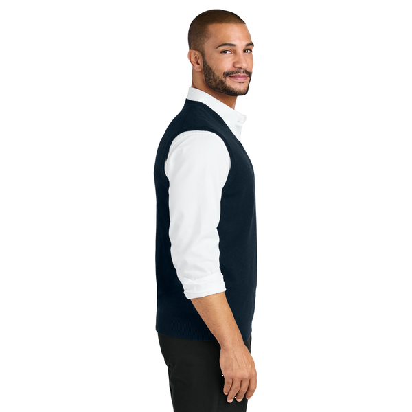 Port Authority® Easy Care Tri-Blend Men's Sweater Vest