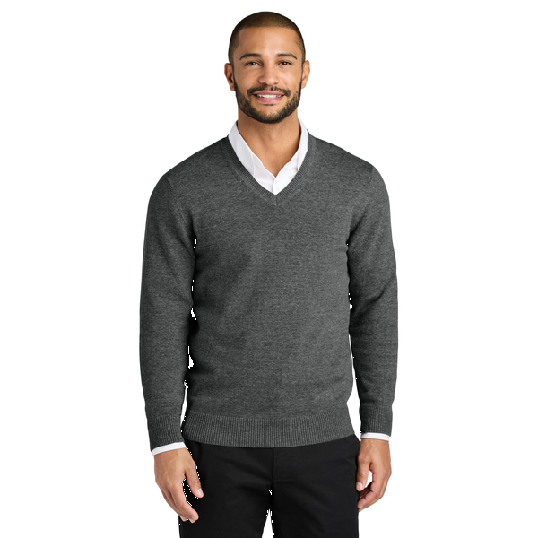 Port Authority® Easy Care Tri-Blend V-Neck Men's Sweater