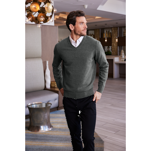 Port Authority® Easy Care Tri-Blend V-Neck Men's Sweater