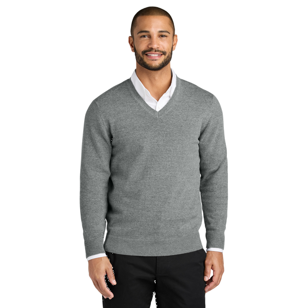 Port Authority® Easy Care Tri-Blend V-Neck Men's Sweater