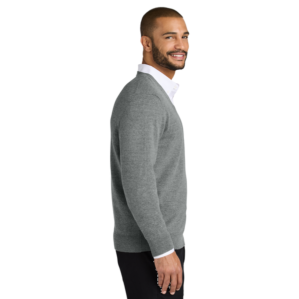 Port Authority® Easy Care Tri-Blend V-Neck Men's Sweater
