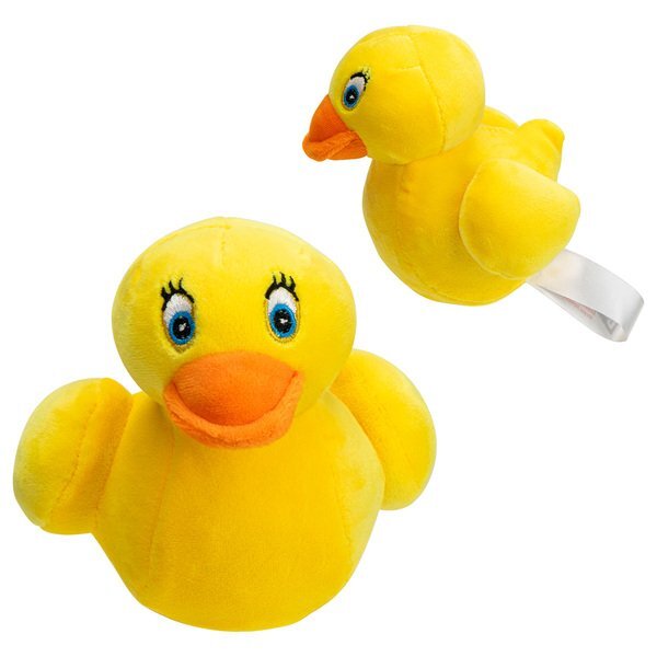 Yellow Duck Plush and Gel Stress Buster™