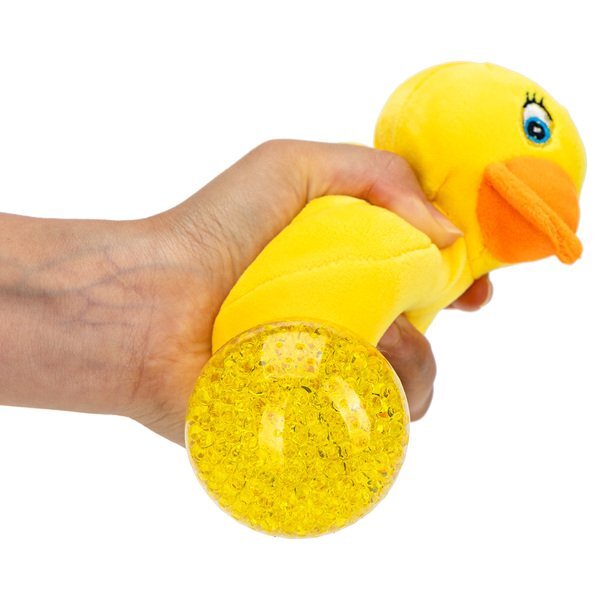 Yellow Duck Plush and Gel Stress Buster™