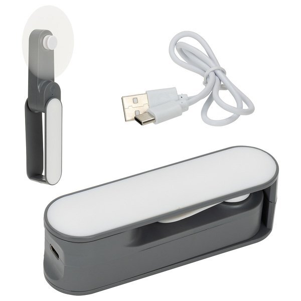 Gale Rechargeable Fan w/ Swivel Handle