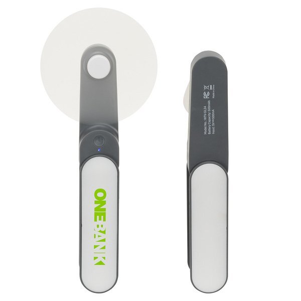 Gale Rechargeable Fan w/ Swivel Handle