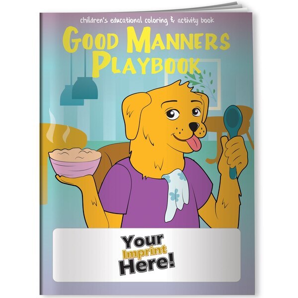 Good Manners Playbook Coloring Book