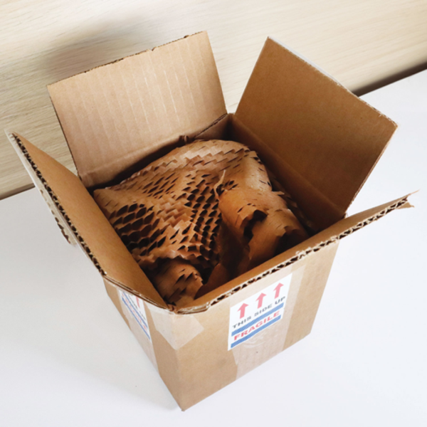 Geometric Maple & Walnut Wooden Planter Kit w/ Succulent