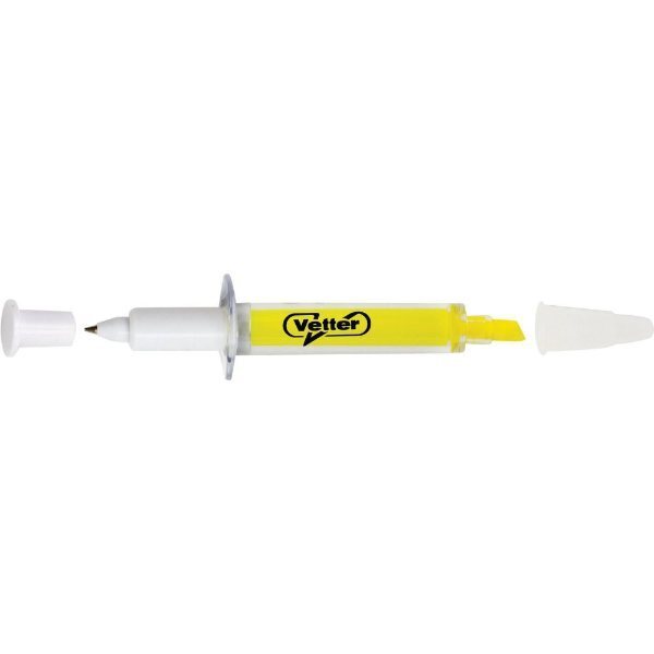 Syringe Highlighter Pen Combo