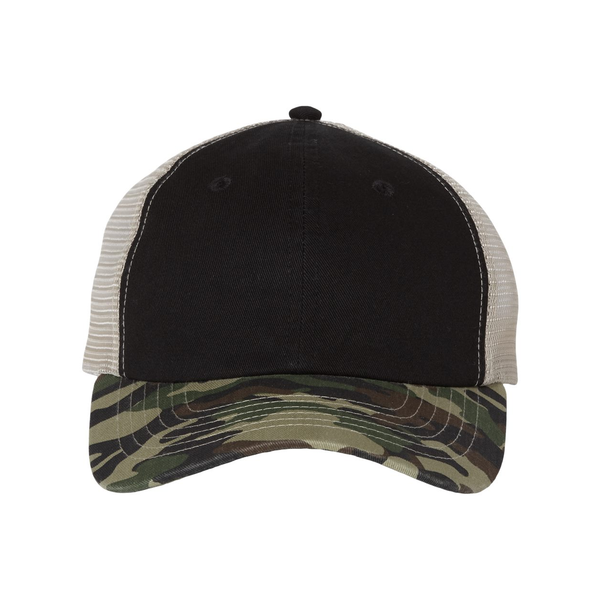 Sportsman™ Contrast-Stitch Mesh-Back Cap