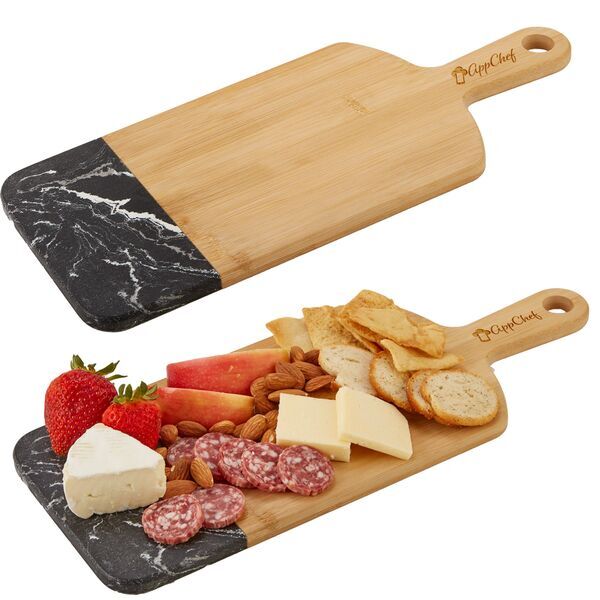 Bamboo & Marble Cutting Board