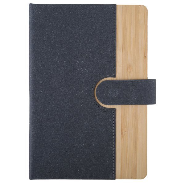 Bamboo Journal w/ Magnetic Closure & FSC® Paper, 8-1/8" x 5-1/2"