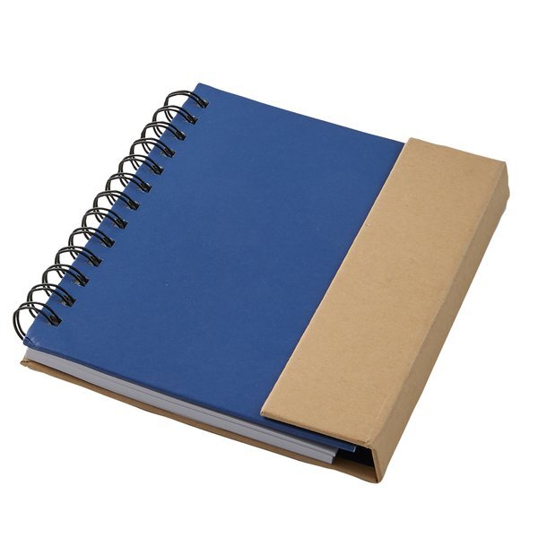 Eco Magnetic Notebook w/ Sticky Notes & Pen, 5" x 7"