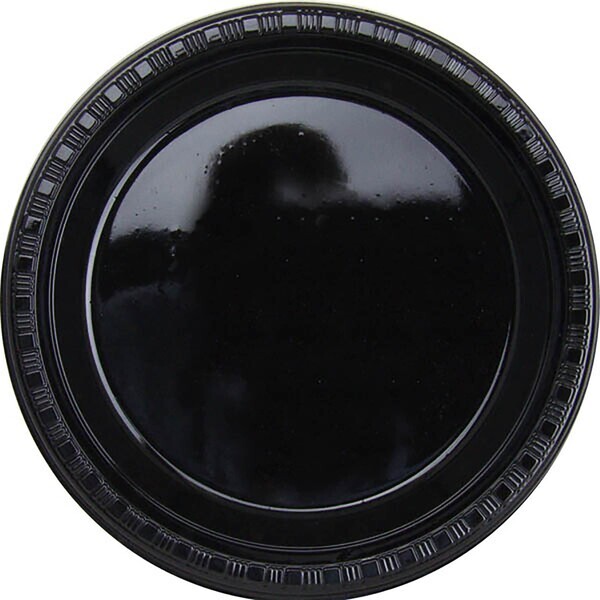 Round Plastic Plate, 7"