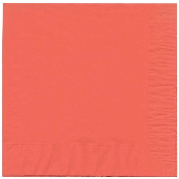 Colored Dinner Napkins, 1/4" Fold, 2-Ply