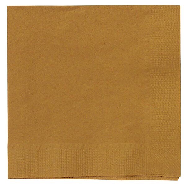 Colored Dinner Napkins, 1/4" Fold, 2-Ply