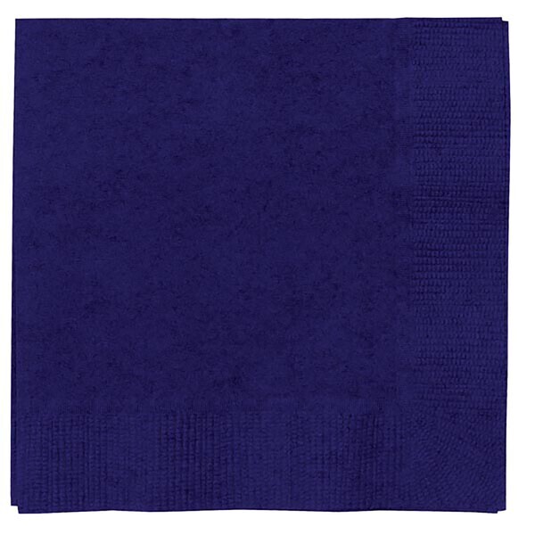 Colored Dinner Napkins, 1/4" Fold, 2-Ply