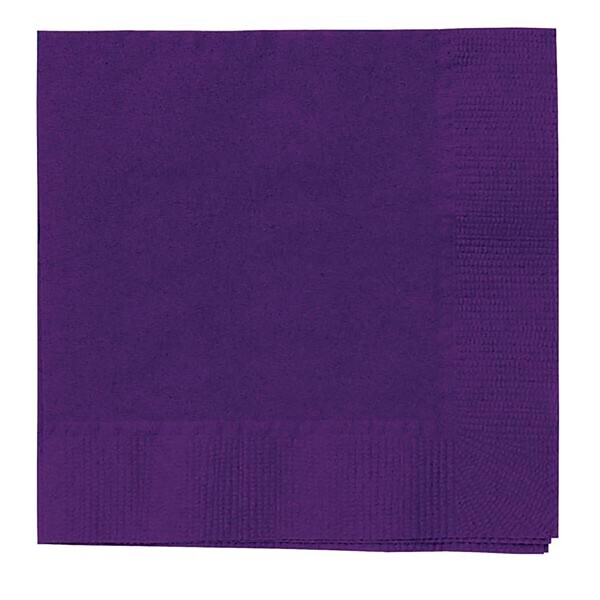 Colored Dinner Napkins, 1/4" Fold, 2-Ply