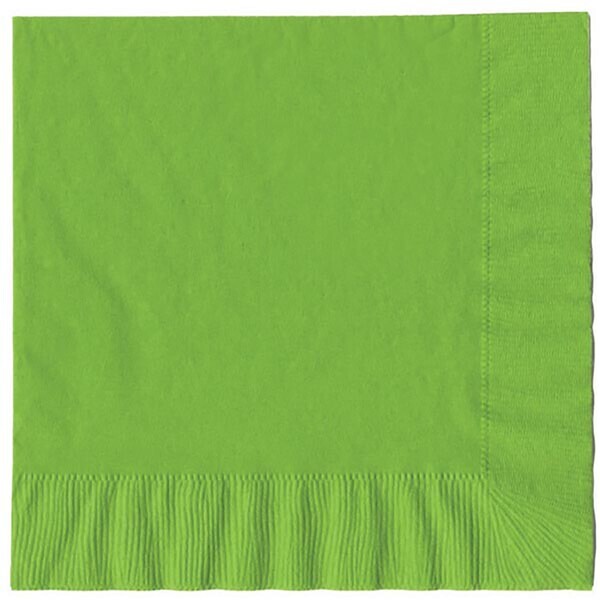 Colored Dinner Napkins, 1/4" Fold, 2-Ply
