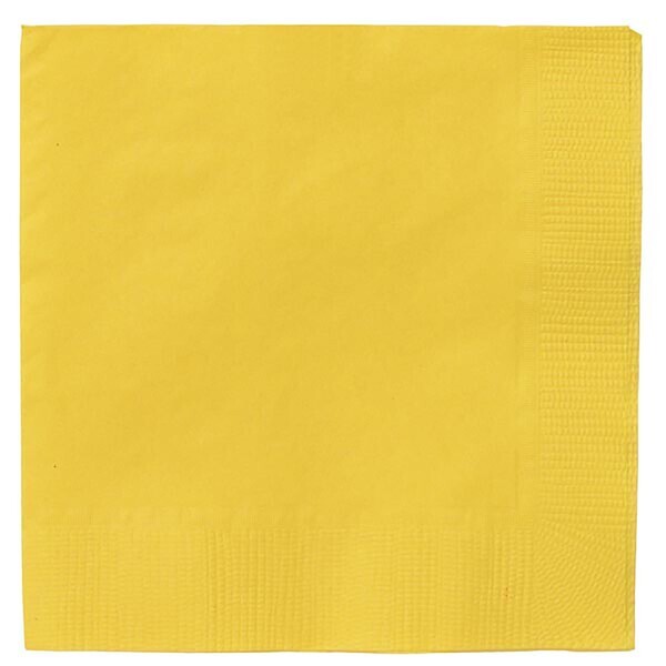 Colored Dinner Napkins, 1/4" Fold, 2-Ply