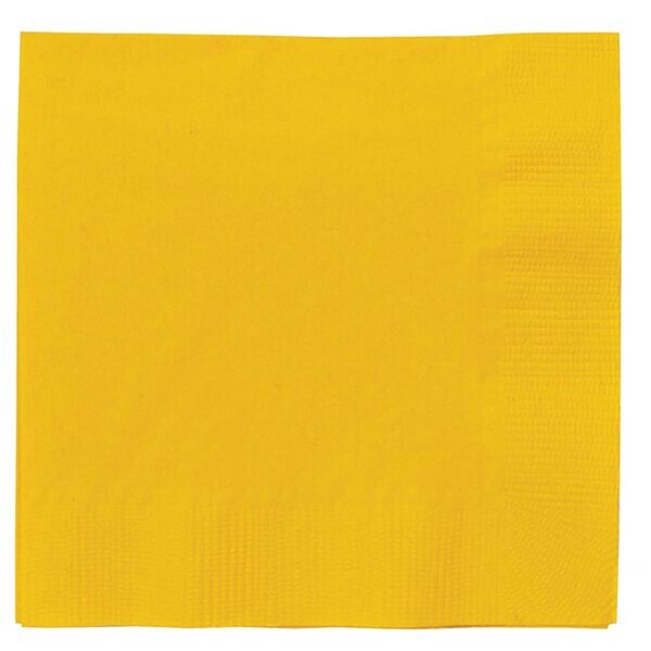 Colored Dinner Napkins, 1/4" Fold, 2-Ply