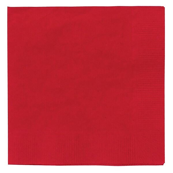 Colored Dinner Napkins, 1/4" Fold, 2-Ply