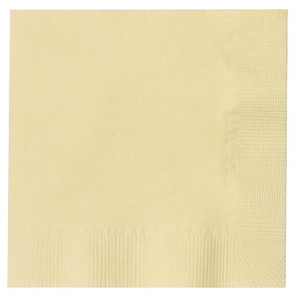Colored Dinner Napkins, 1/4" Fold, 2-Ply