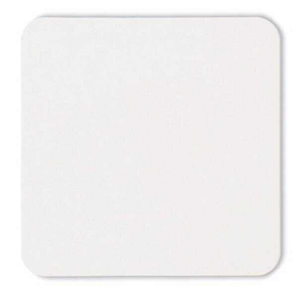 Natural Square Pulpboard Coaster, 110 pt.